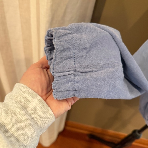 Liz Claiborne Women's Soft Blue/Periwinkle Suede Leather Jacket, Size XL - Picture 7 of 16